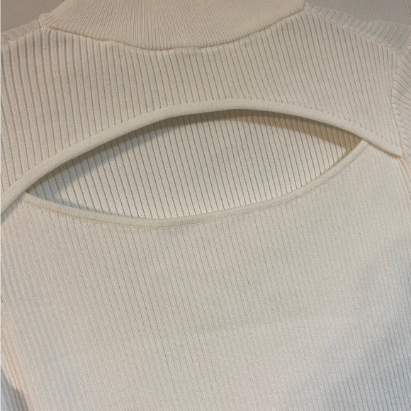 The Drop Women's Chantal Midi Bodycon Fitted Cutout Rib Dress NWT size XXS - Picture 7 of 10